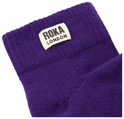 Roka Purple Wembley Ankle Socks
