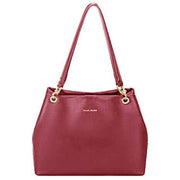 david-jones-burgundy-twin-handle-multi-pocket-shoulder-bag-34505769