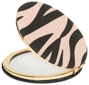 Alice Wheeler London Black Animal Print Round Mirror