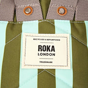 Roka Blue Canfield B Small Recycled Canvas Backpack