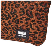 Roka Brown Maida Vale Small Cotton Canvas Pouch
