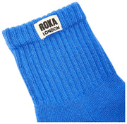 Roka Blue Windsor Solid Crew Socks