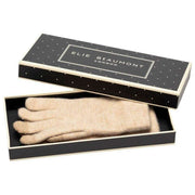 Elie Beaumont Beige Knitted Weave Gloves