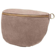 Elie Beaumont Beige Suede Large Sling Bag