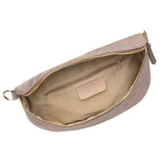 Elie Beaumont Beige Suede Large Sling Bag