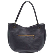 Elie Beaumont Black Curved Soft Tote Bag