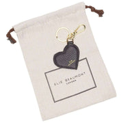 Elie Beaumont Black Heart Keyring