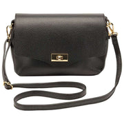 Elie Beaumont Black Midi Twist Bag