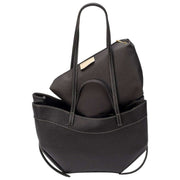 Elie Beaumont Black Origami Tote Bag