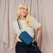 Elie Beaumont Blue Crossbody Bag