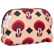 Elie Beaumont Brown Serendipity Velvet Cosmetic Pouch