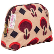 Elie Beaumont Brown Serendipity Velvet Cosmetic Pouch