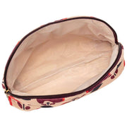 Elie Beaumont Brown Serendipity Velvet Cosmetic Pouch