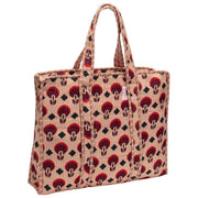 Elie Beaumont Brown Serendipity Velvet Tote Bag