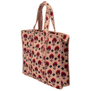 Elie Beaumont Brown Serendipity Velvet Tote Bag