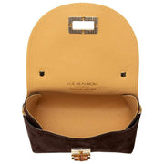 Elie Beaumont Brown Suede Mini Bambou Bag