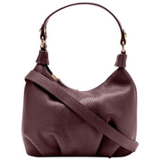 Elie Beaumont Burgundy Dumpling Bag