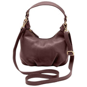 Elie Beaumont Burgundy Dumpling Bag