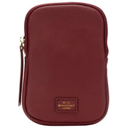 Elie Beaumont Burgundy Phone Bag