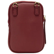 Elie Beaumont Burgundy Phone Bag