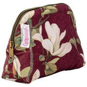 Elie Beaumont Burgundy Serendipity Velvet Cosmetic Pouch