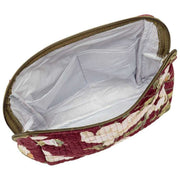 Elie Beaumont Burgundy Serendipity Velvet Vanity Bag