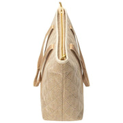 Elie Beaumont Gold Summer Tote Bag