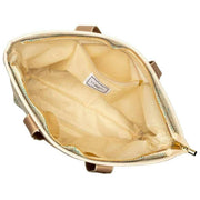 Elie Beaumont Gold Summer Tote Bag