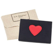 Elie Beaumont Navy Heart Cardholder