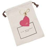 Elie Beaumont Pink Heart Keyring