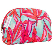 Elie Beaumont Pink Serendipity Velvet Cosmetic Pouch