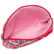 Elie Beaumont Pink Serendipity Velvet Cosmetic Pouch