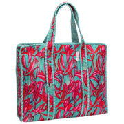 Elie Beaumont Pink Serendipity Velvet Tote Bag