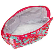 Elie Beaumont Pink Serendipity Velvet Vanity Bag