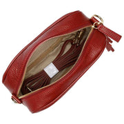 Elie Beaumont Red Crossbody Bag