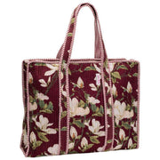 Elie Beaumont Red Serendipity Velvet Tote Bag
