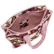Elie Beaumont Red Serendipity Velvet Tote Bag