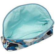 Elie Beaumont Silver Serendipity Velvet Cosmetic Pouch