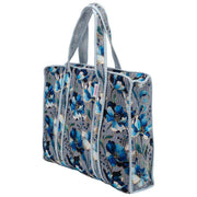 Elie Beaumont Silver Serendipity Velvet Tote Bag