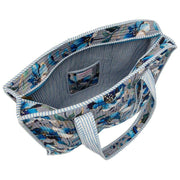 Elie Beaumont Silver Serendipity Velvet Tote Bag