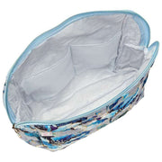 Elie Beaumont Silver Serendipity Velvet Vanity Bag
