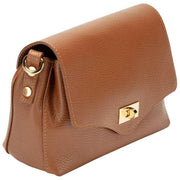 Elie Beaumont Tan Midi Twist Bag