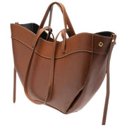 Elie Beaumont Tan Origami Tote Bag