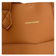 Every Other Tan Front Pocket Soft Tote Bag