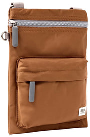 Roka Brown Chelsea B Medium Recycled Nylon Crossbody Bag