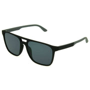 Foster Grant Black Flat Top Pilot Sunglasses