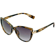Foster Grant Brown Combination Angled Cateye Sunglasses