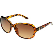 Foster Grant Brown Emma Wrapped Rounded Square Tort Sunglasses