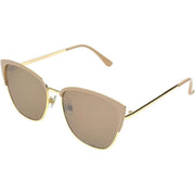 Foster Grant Gold Small Angled Square Sunglasses