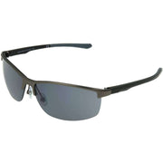 Foster Grant Grey Metal Sports Wrap Sunglasses